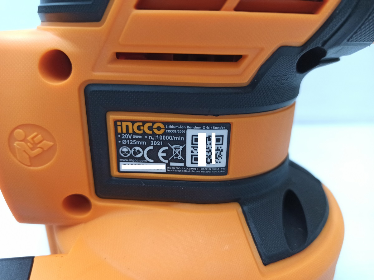 ขัดกระดาษทรายกลม5" 20V CROSLI2001 KIT INGCO พร้อมแบต พร้อมแท่นชาร์จ