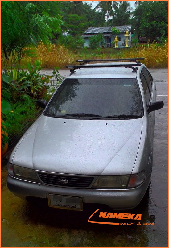 roof rack NC-01 ชุดขาจับแร็คหลังคาพร้อมคานขวาง สำหรับรถยนต์ทุกรุ่น