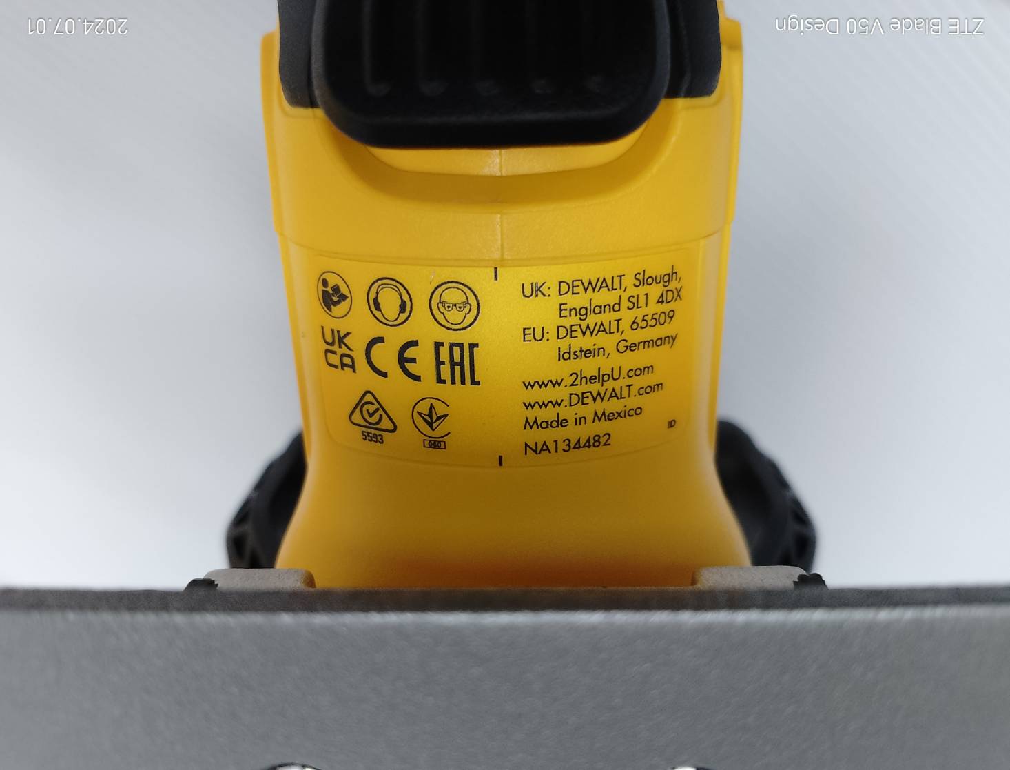 เครื่องต่อไม้ไร้สาย (Biscuit Jointer) 18V DCW682N DEWALT (ตัวเปล่า)