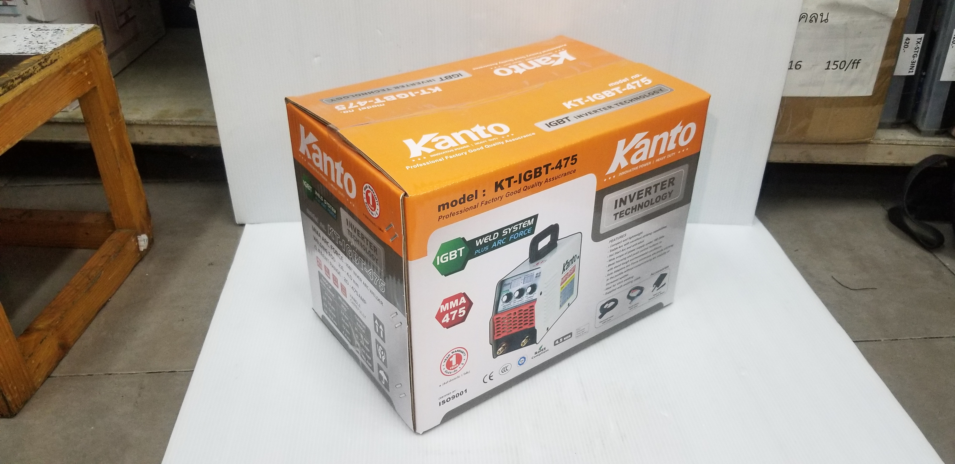 เครื่องเชื่อมไฟฟ้าอินเวอร์เตอร์ KT-IGBT-475 KANTO