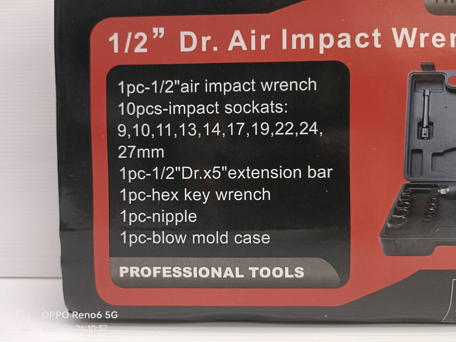 ชุดบล็อกลม1/2" NIKO-101