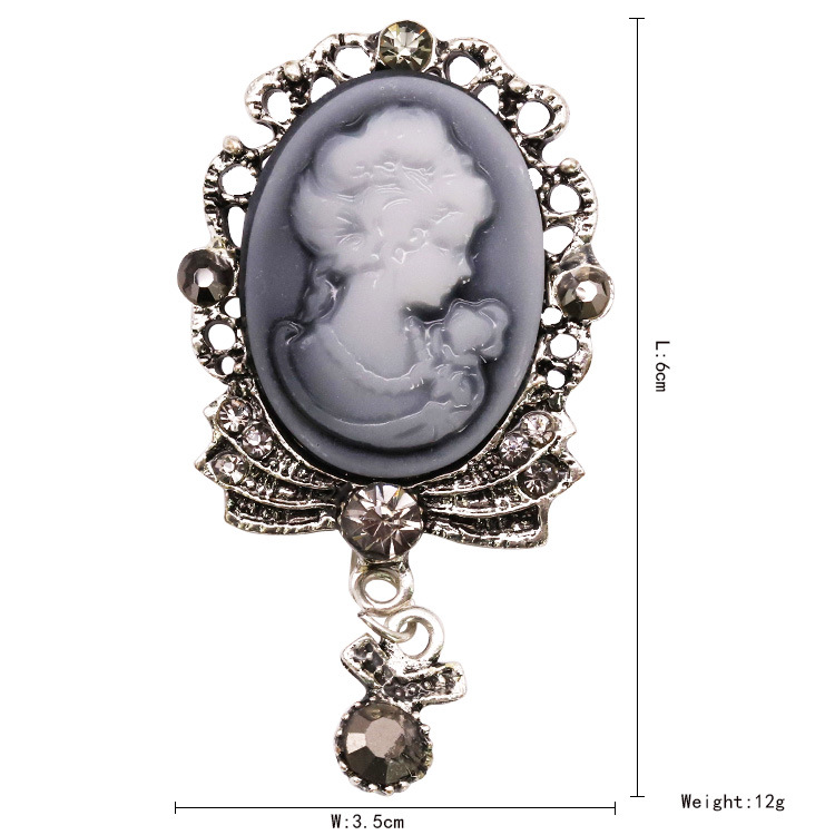 (พร้อมส่ง) เข็มกลัด 095 วินเทจ