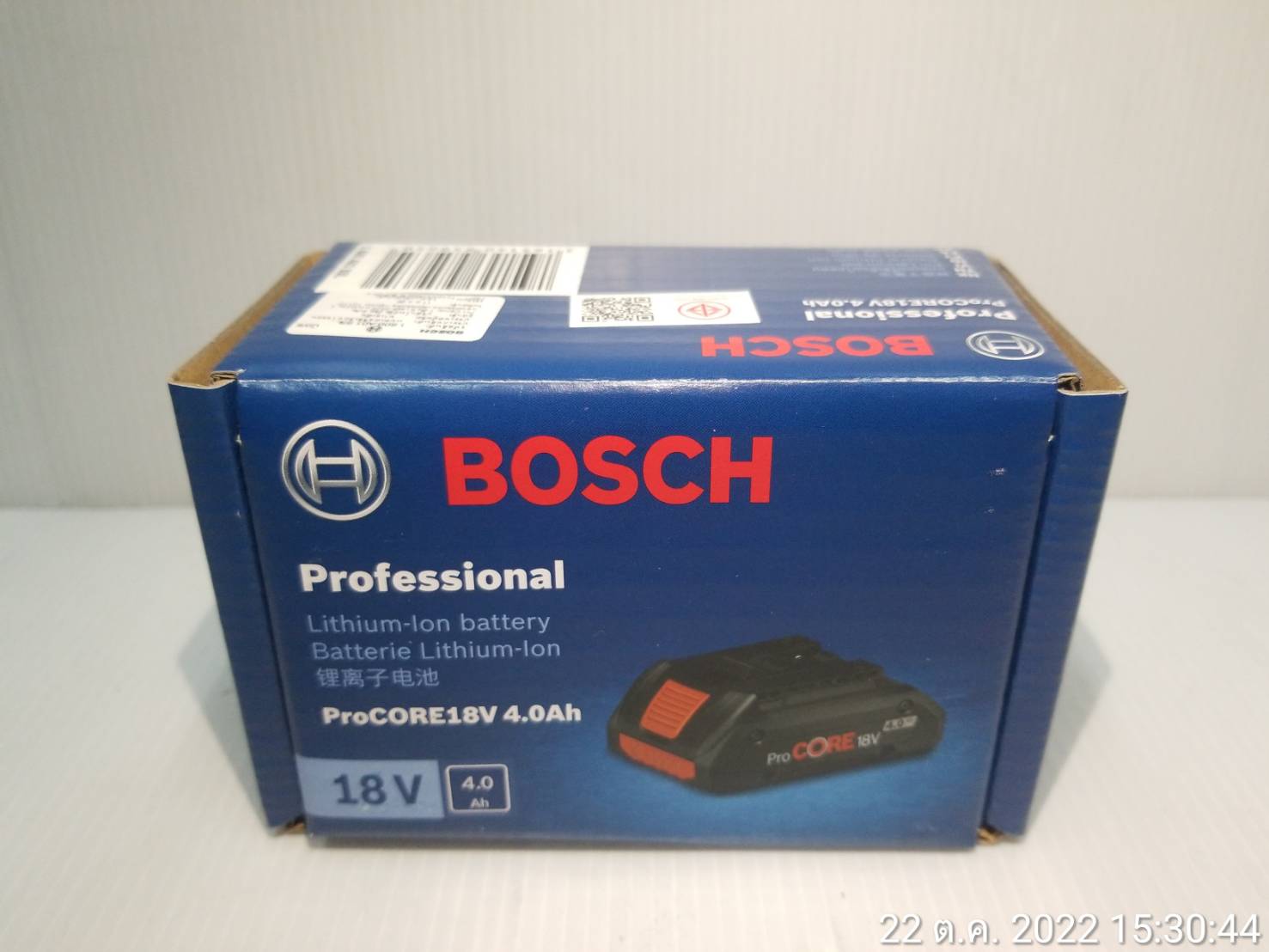 แบตเตอรี่ 18V / 4.0Ah ProCore BOSCH #1600A028TU