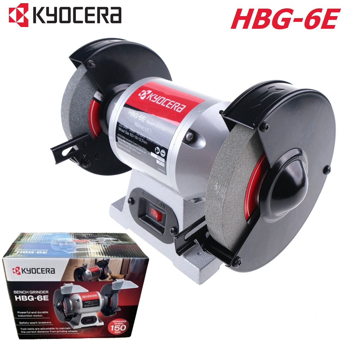 มอเตอร์หินไฟ6" HBG6E KYOCERA