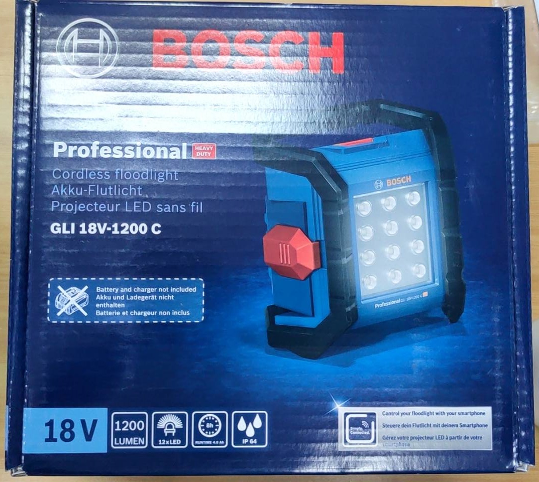 ไฟฉายไร้สาย GLI18V-1200C BOSCH Solo