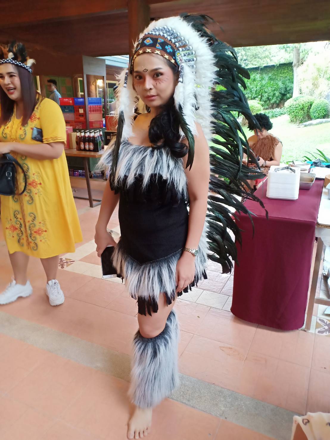 ชุดอินเดียแดงหญิง