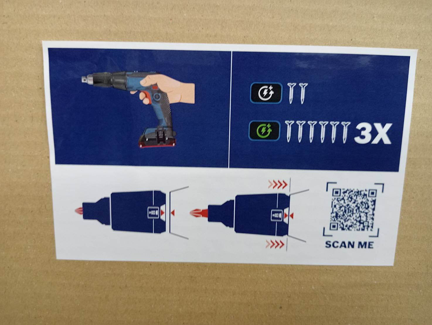 ไขควงไฟฟ้าสำหรับผนังยิปซัม18V GTB185-LI BOSCH