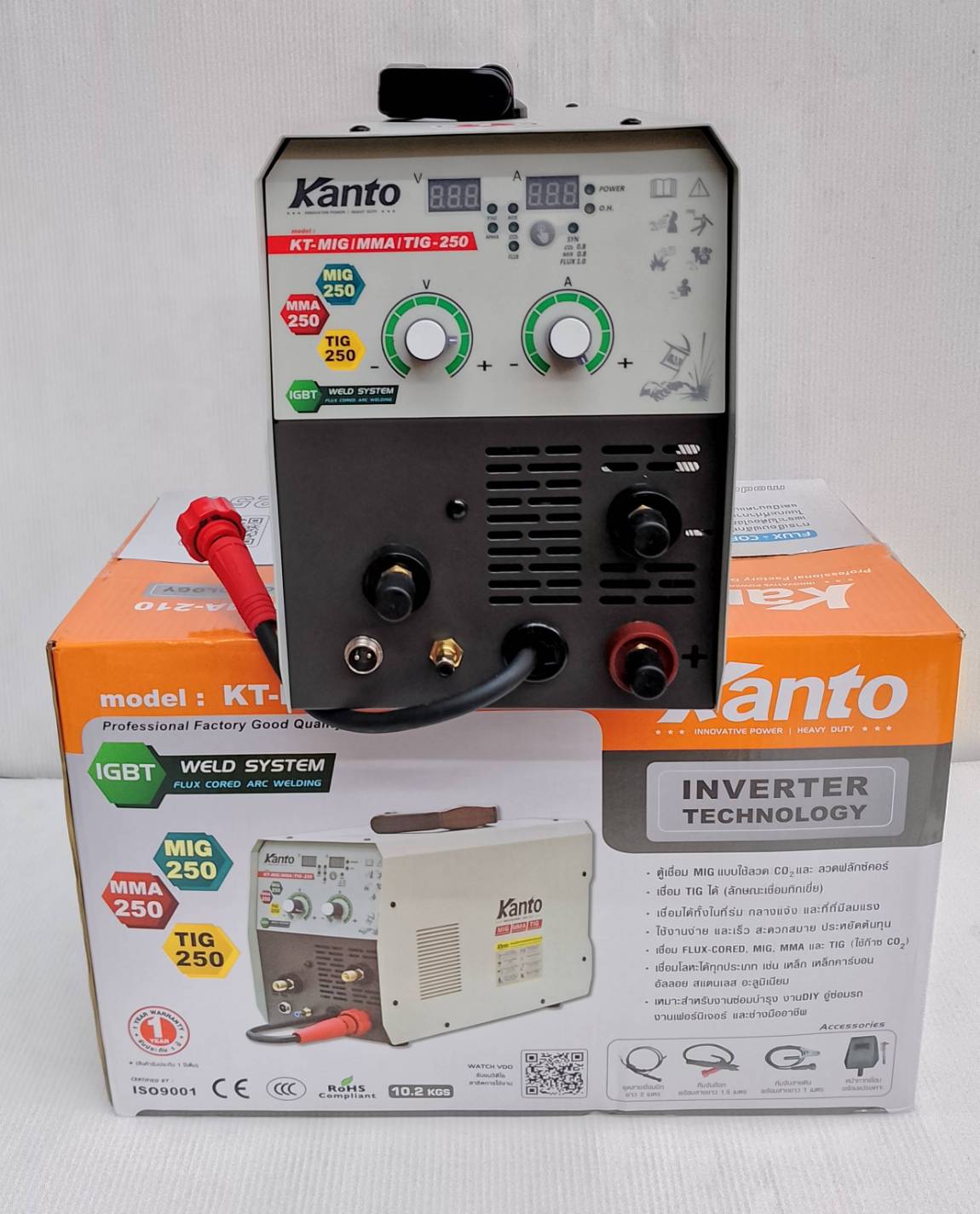 เครื่องเชื่อม3ระบบ KT-MIG/MMA/TIG-250 KANTO