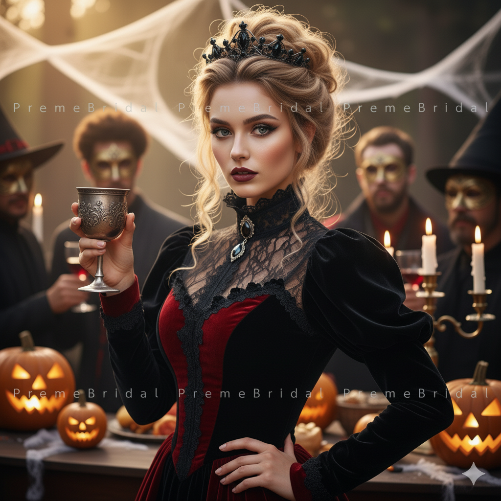 (พร้อมส่ง) เทียร่า 148 สีดำ Halloween ฮัลโลวีน องานสวย ปราณีต QCเพชรทุกเม็ด สินค้าพร้อมส่งจากไทย