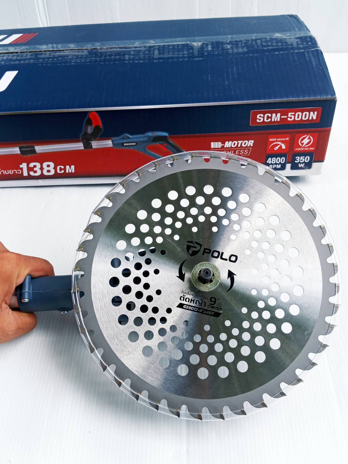 POLO ใบเลื่อยตัดหญ้า ขนาด 9 นิ้ว / 40T GS9012 รุ่น P525-0010