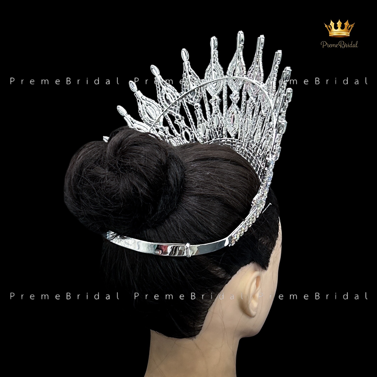 (พร้อมส่งจากไทย) มงกุฏ 119 สีรุ้ง งานสวย งานนางงาม รุ่นฐานกลม ปรับขนาดได้ ส่งด่วน ส่งจากไทย