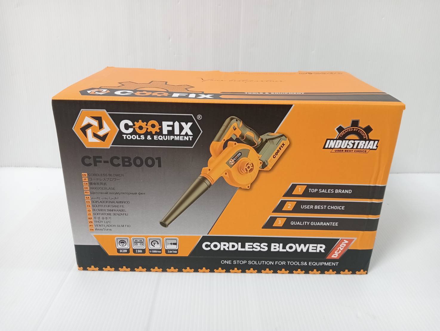 เป่าลมไร้สาย20V เป่าได้-ดูดได้ CF-CB001 COOFIX ครบชุด