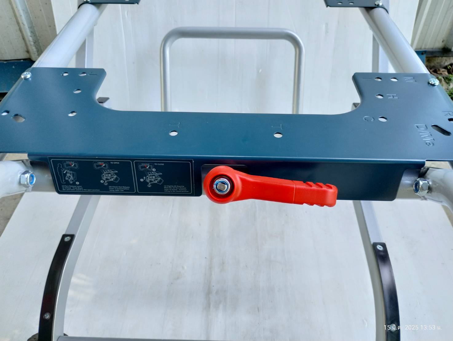 BOSCH GTA60W ขาโต๊ะเลื่อย พับได้มีล้อ สำหรับ GTS10XC, GTS10J