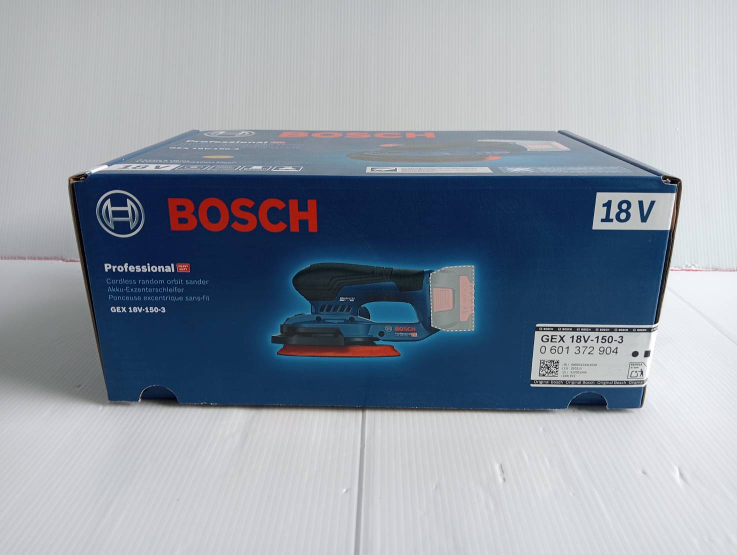 ขัดกระดาษทรายกลม6" GEX18V-150-3 BOSCH SOLO