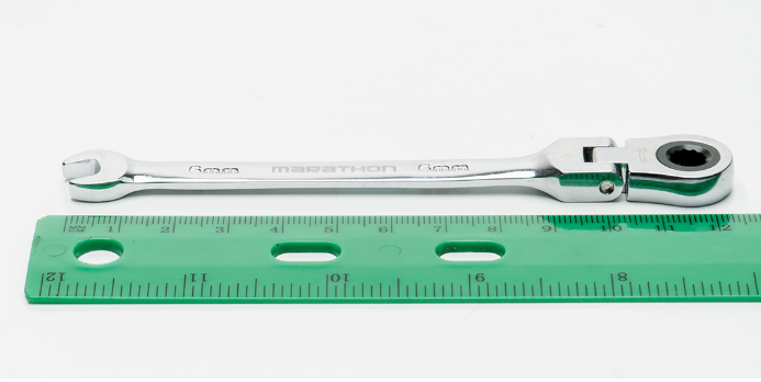 ประแจแหวนเกียร์คอพับ เบอร์ 6 MARATHON #M322-2506F