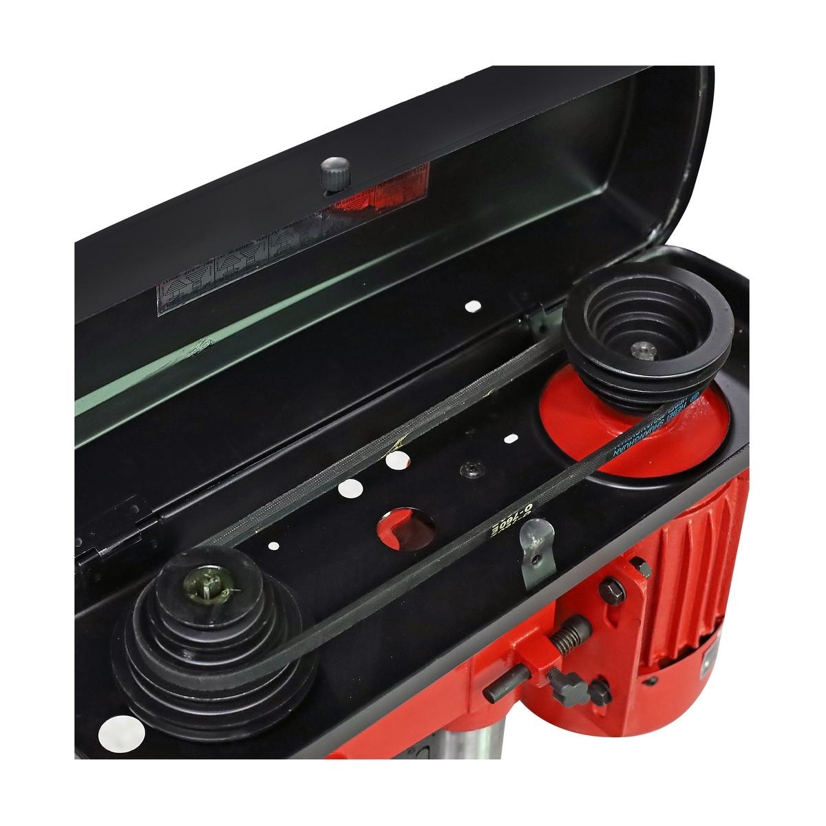 POLO สว่านแท่น ขนาด 16 มม. (5/8 นิ้ว) กำลังมอเตอร์ 375 วัตต์ รุ่น PG16S มีเลเซอร์ และ เซฟตี้ แถมปากกาจับชิ้นงาน