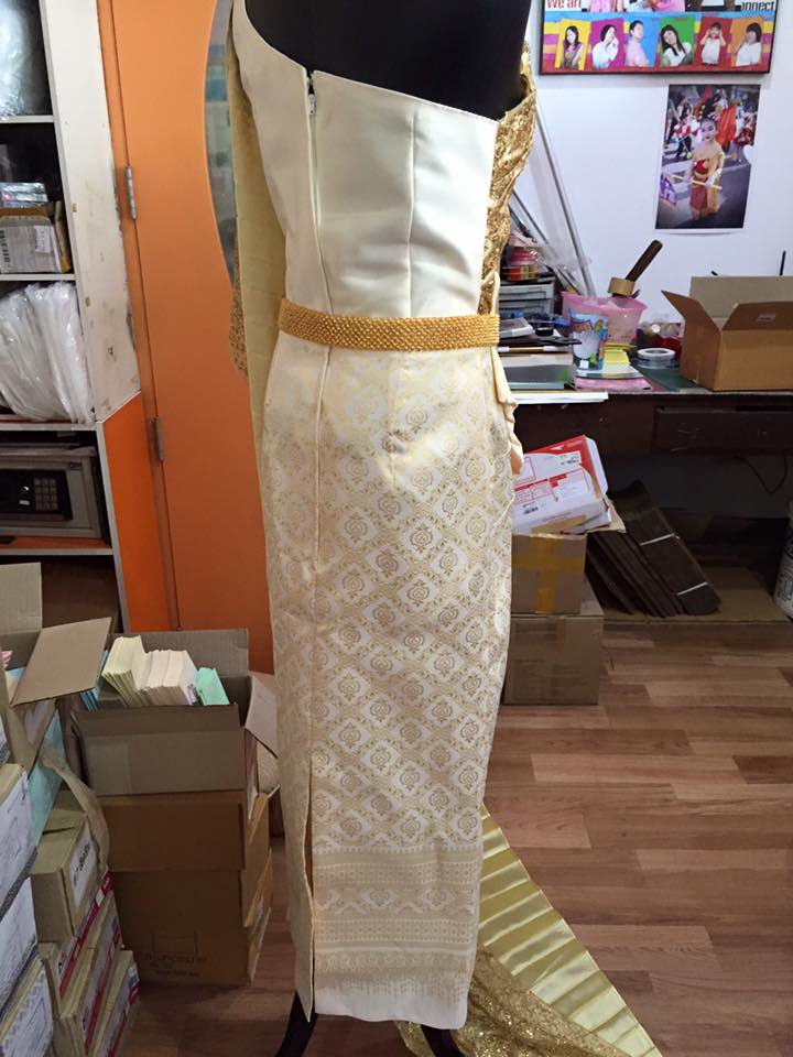 (พร้อมส่ง) ชุดไทยพร้อมส่ง รหัส 019