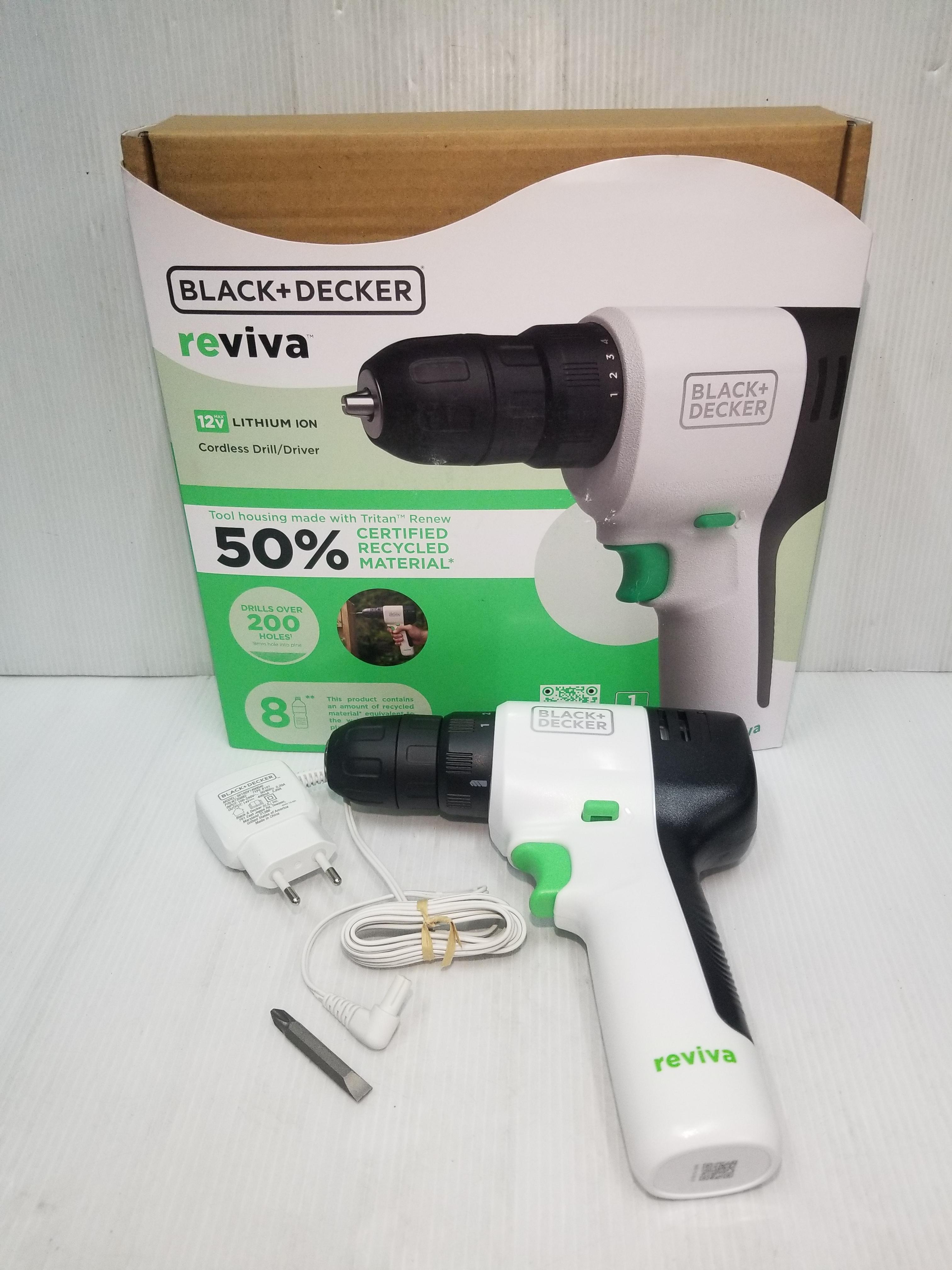 สว่านไขควง12V REVDD12C BLACK&DECKER REVIVA