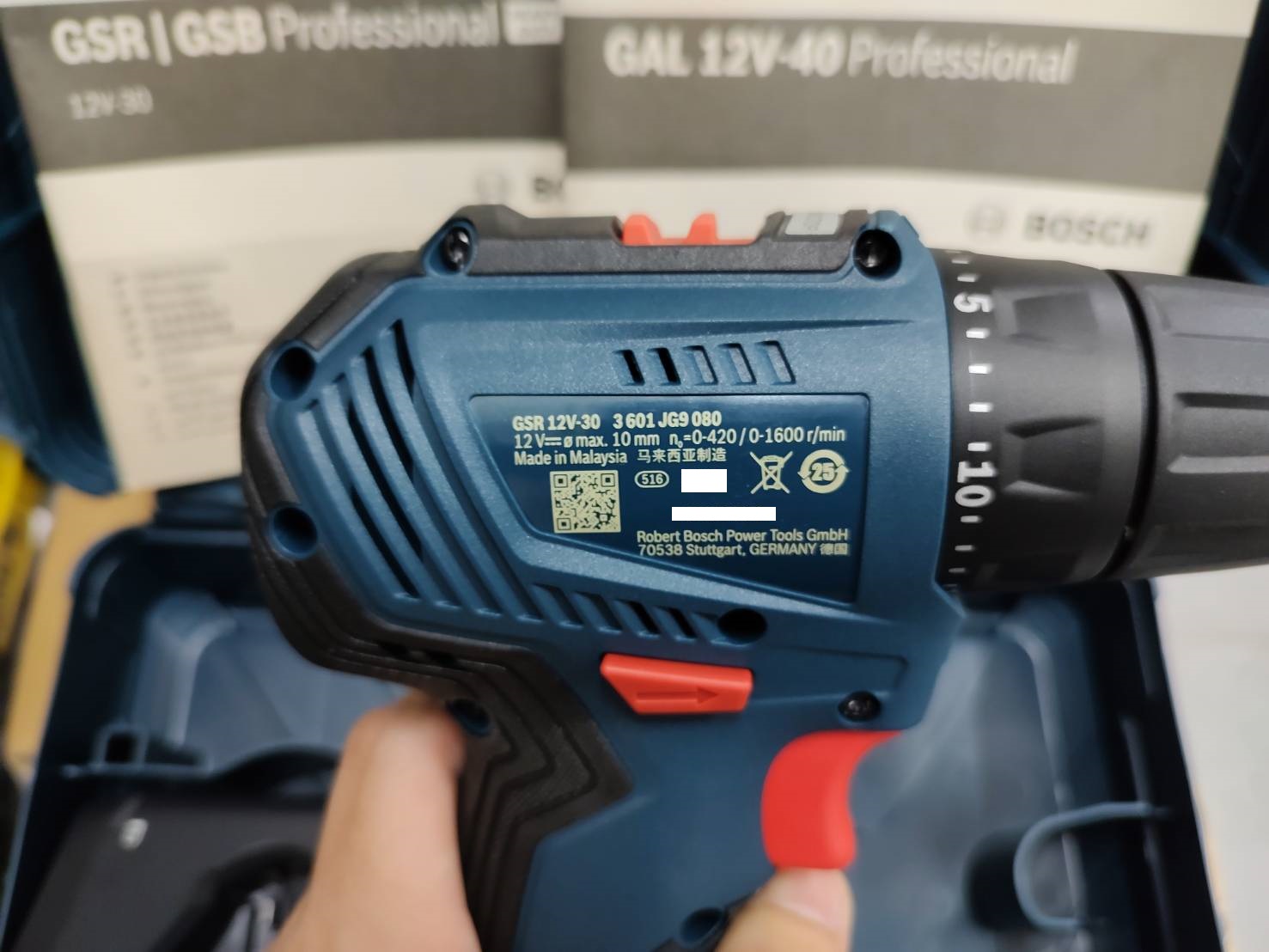 สว่านไขควงไร้สาย GSR12V-30 BOSCH