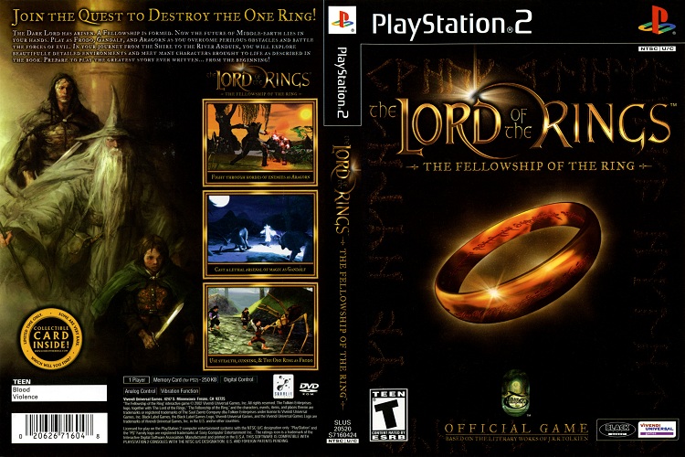 THE LORD OF THE RINGS 1 [US : DVD5 1 Disc]