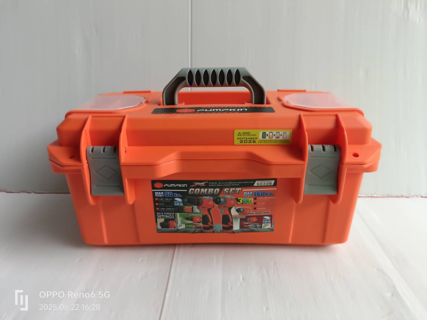 คอมโบ้ชุดสว่าน16V XT-16IMDID-202CK PUMPKIN 50438