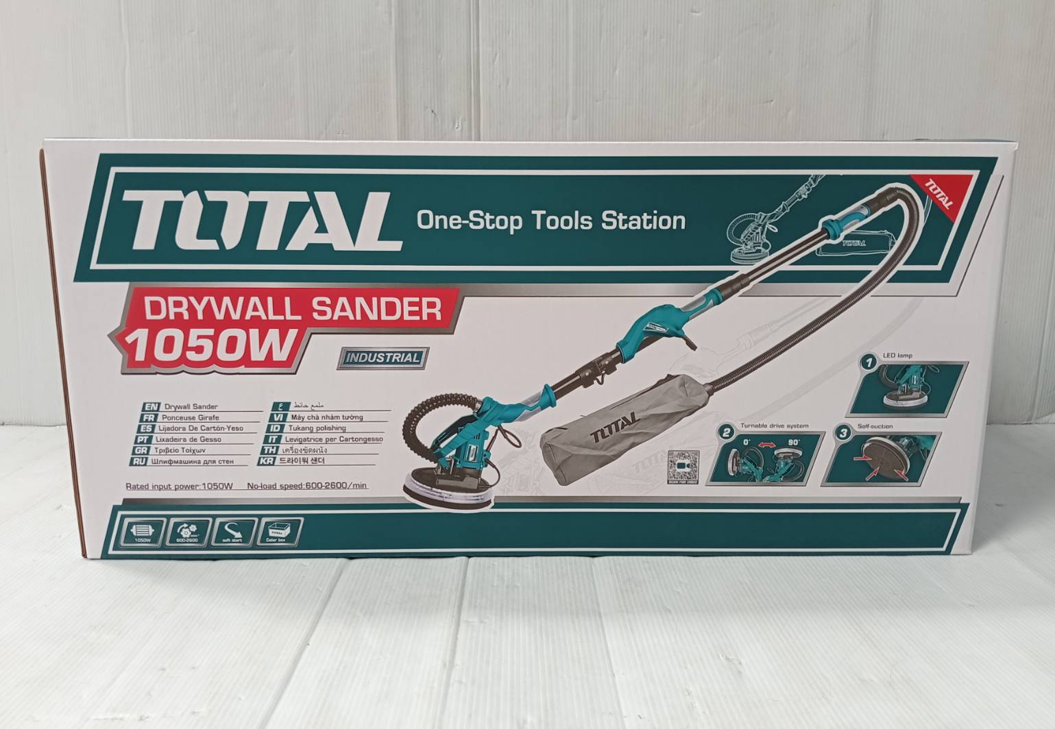 Total เครื่องขัดผนังปูนและฝ้า กำลัง 1050W รุ่น TWS10501