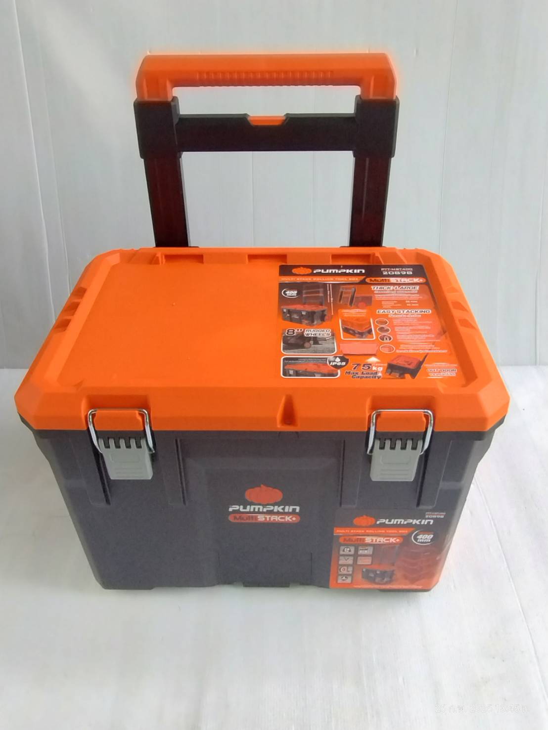 กล่องเครื่องมือ มีล้อลาก PTT-MST400 PUMPKIN 20898