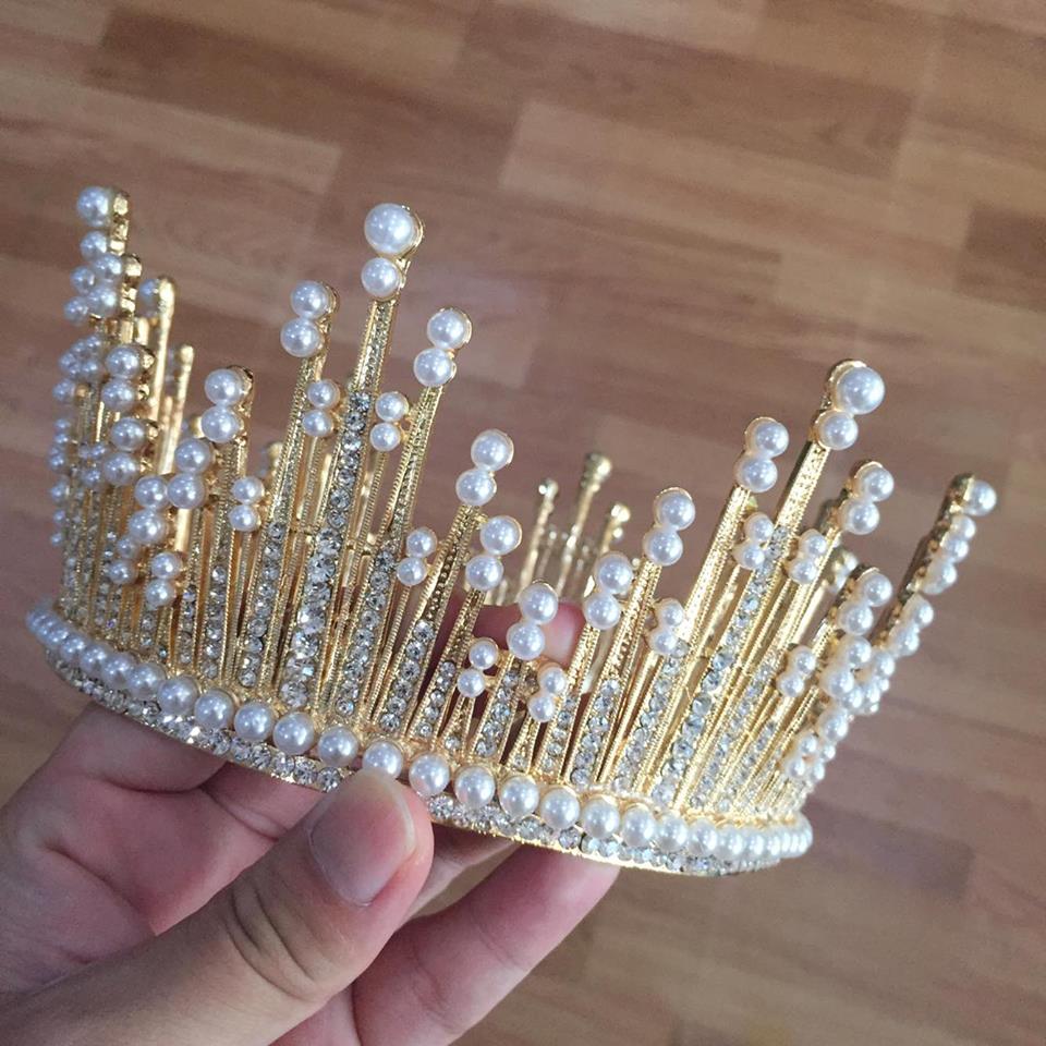 (พร้อมส่ง) มงกุฎ 037 มงกุฎนางงาม มงกุฎประกวด งานสวย งานคุณภาพ
