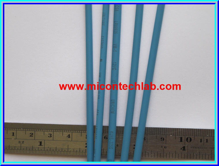 1x Heat Shrink Tube 2.5mm Blue Color 1 meter Length (ท่อหด)