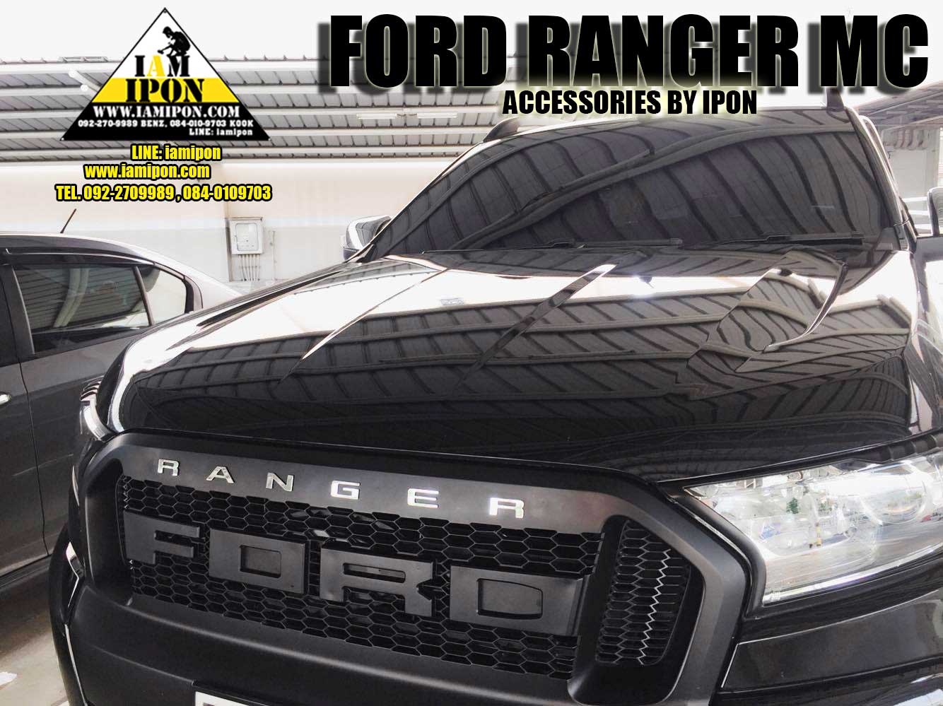 3D CHARACTER FRONT GRILL FORD RANGER MC ตัวหนังสือติดกระจังหน้าฟอร์ดเรนเจอร์ MC