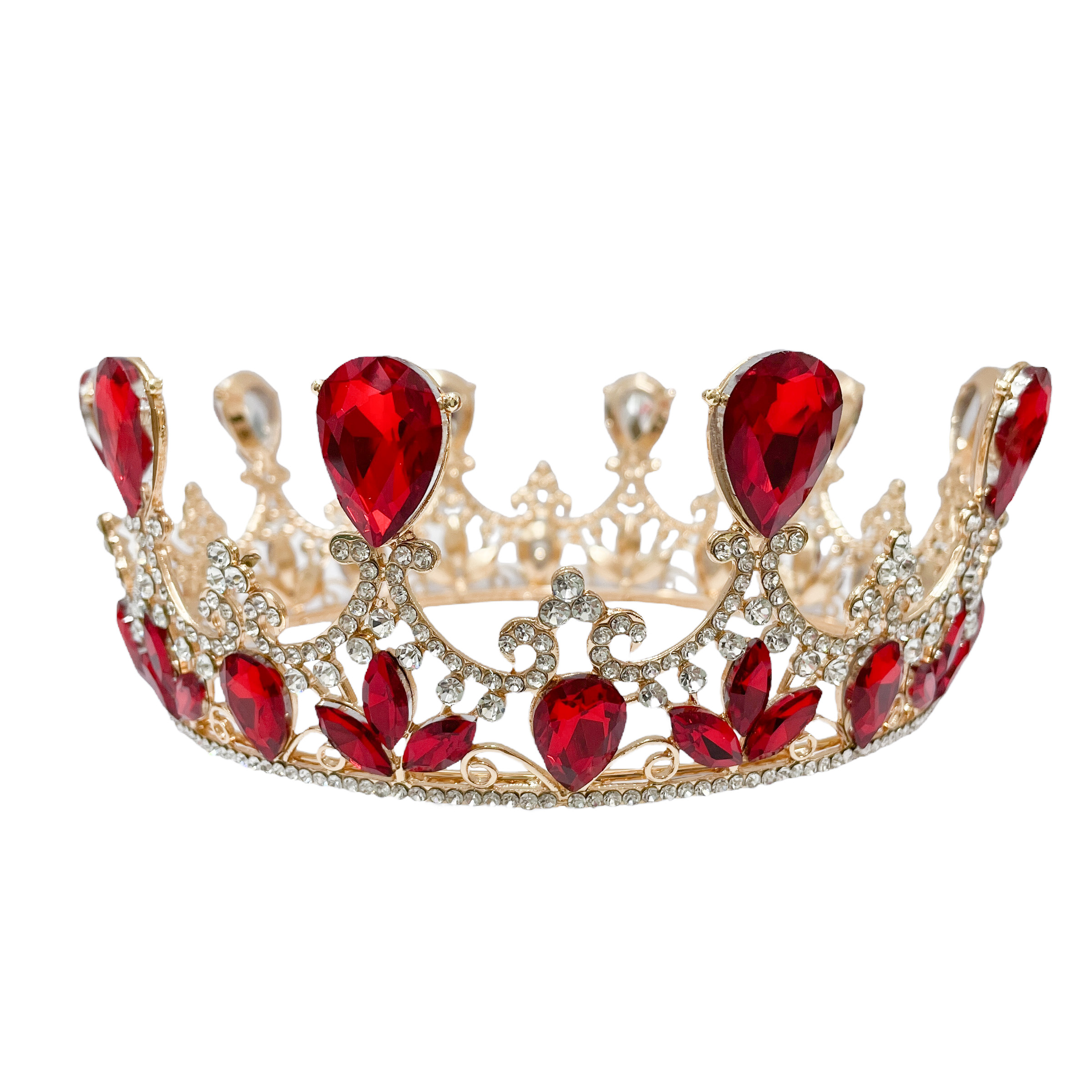 (พร้อมส่ง) มงกุฎ 026 มงกุฎนางงาม มงกุฎเจ้าหญิง งานสวย ปราณีต QCเพชรทุกเม็ด สินค้าพร้อมส่งจากไทย