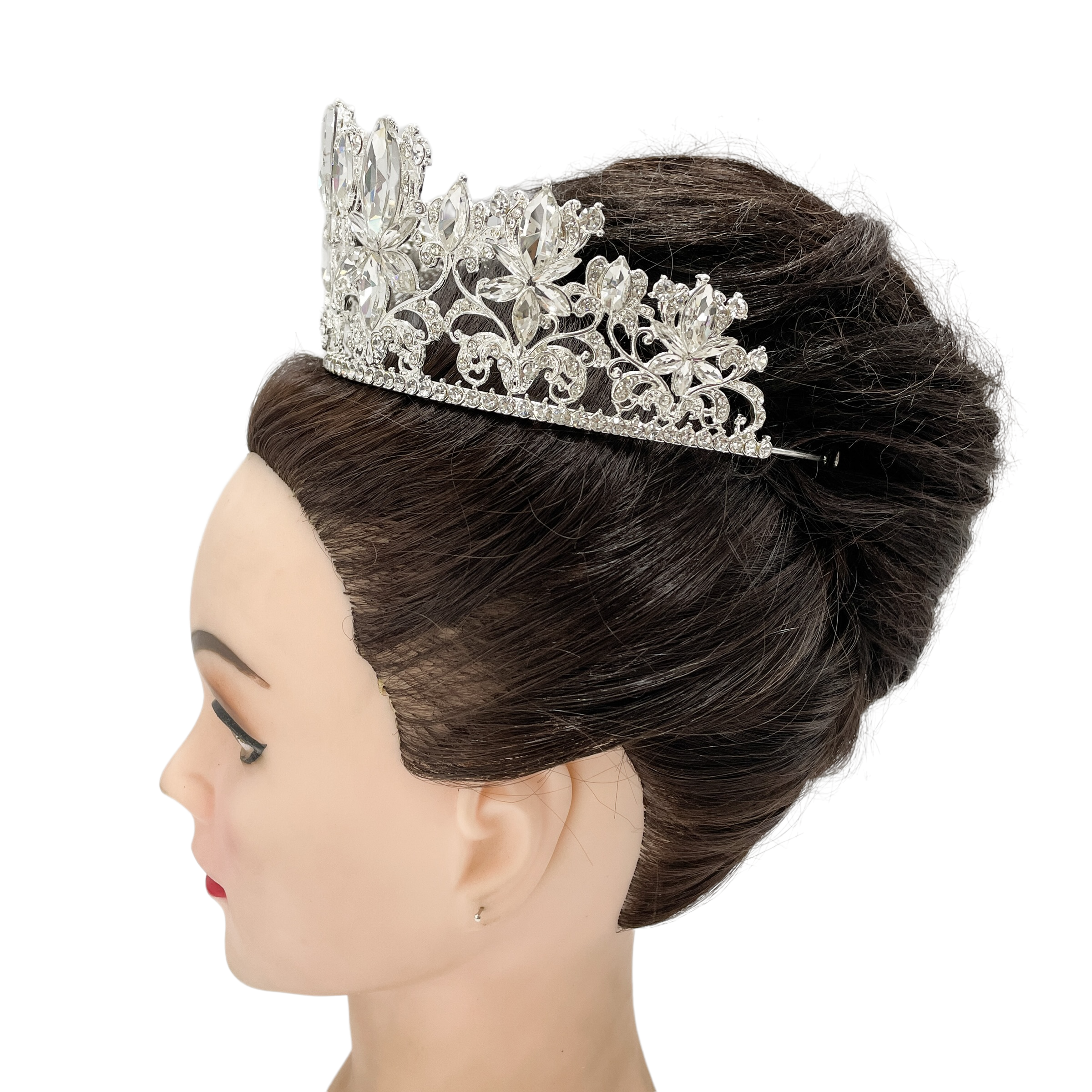 (พร้อมส่ง) เทียร่า 353 สีเงิน งานสวย ปราณีต QCเพชรทุกเม็ด สินค้าพร้อมส่งจากไทย