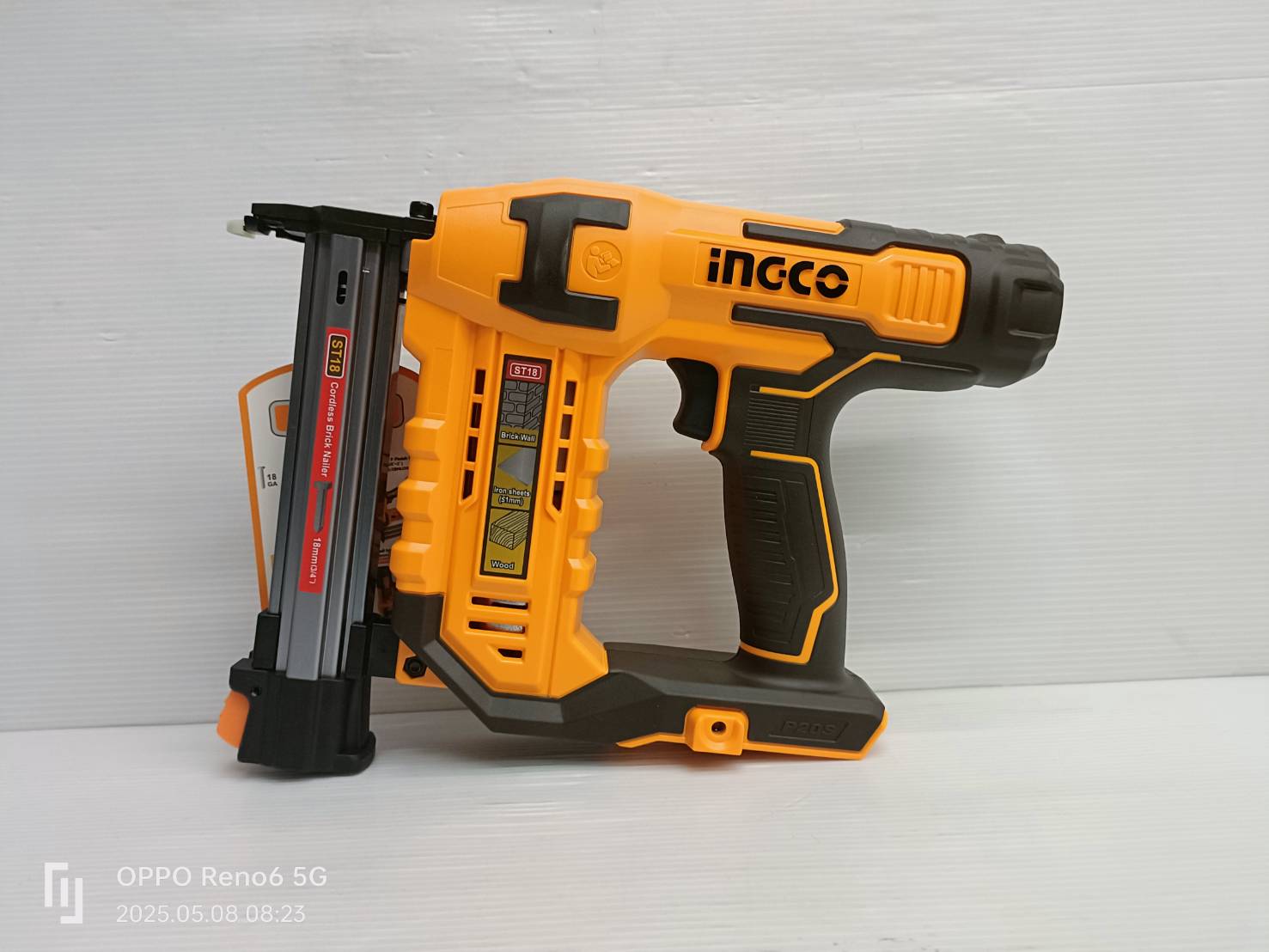 INGCO CSTLI3805 ปืนยิงคอนกรีด20V ST-18 (ตัวเปล่า)