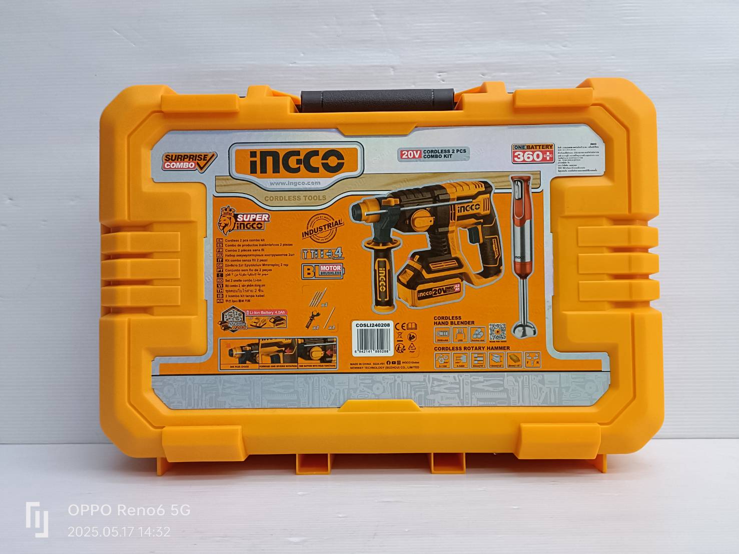 สว่านโรตารี่ไร้สาย 3ระบบ COSLI240208 INGCO