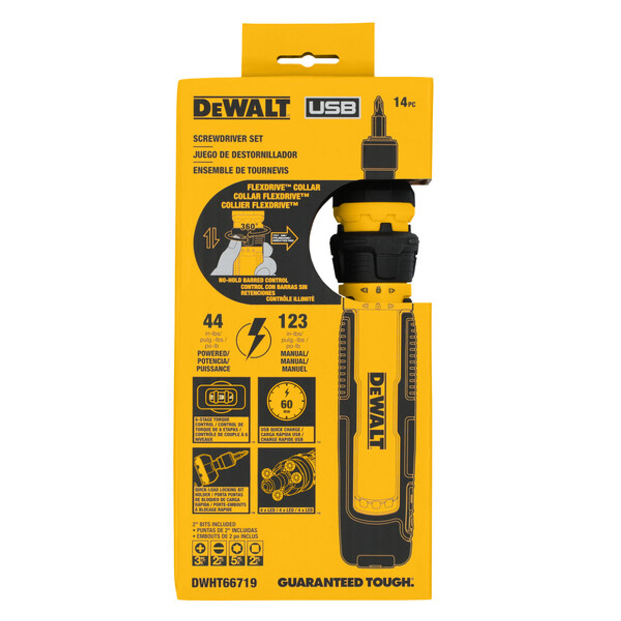 ไขควงไฟฟ้า4V FLEXDRIVE DWHT66719 DEWALT