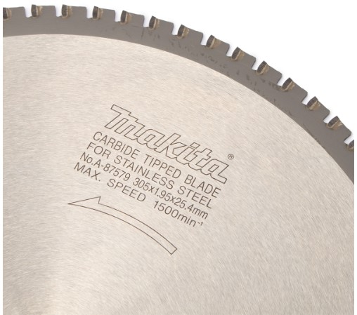 ใบเลื่อยตัดสแตนเลส 12"x76T MAKITA A-87579