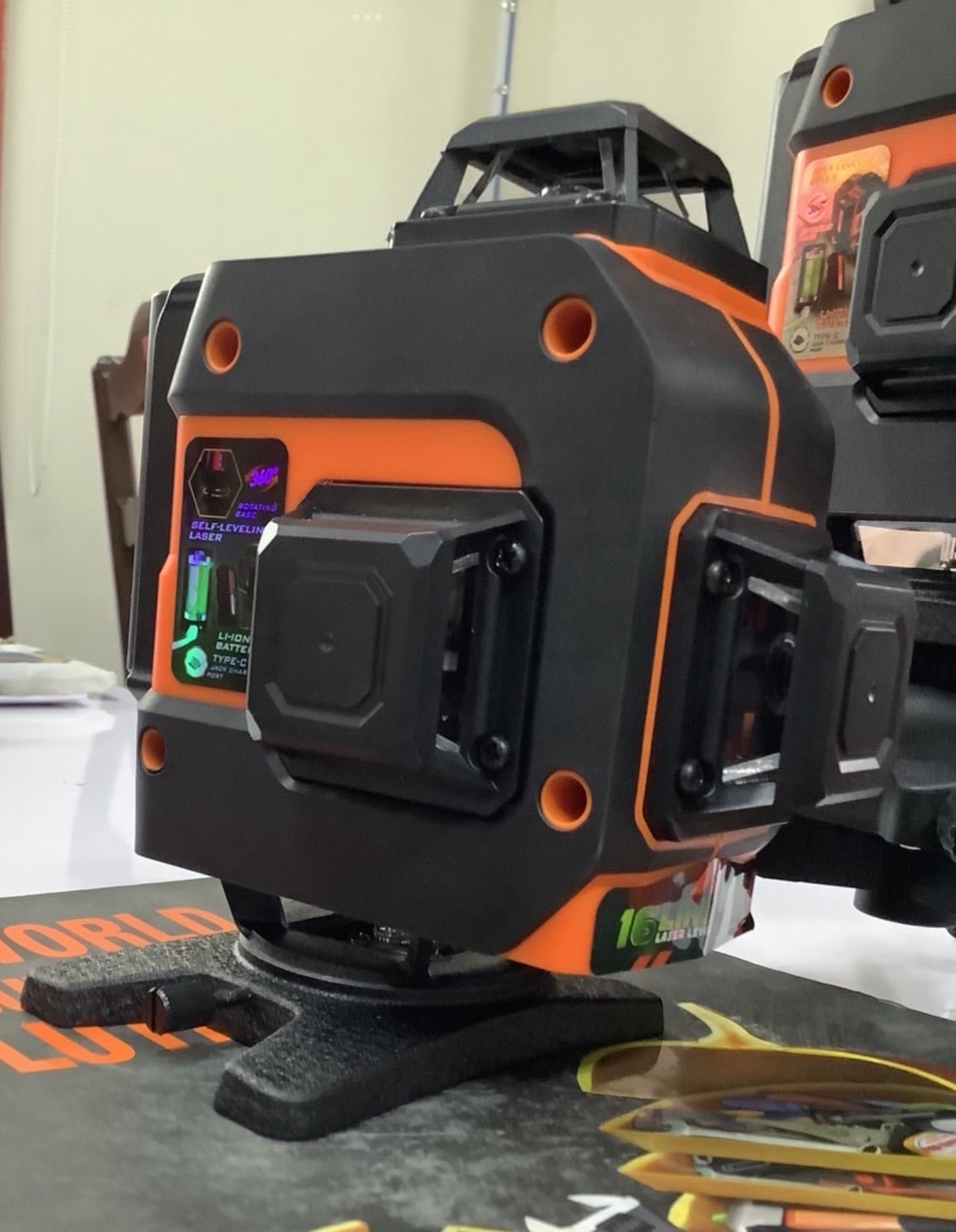 เลเซอร์16เส้น แสงเขียว PTT-4D16LSG PUMPKIN #28369