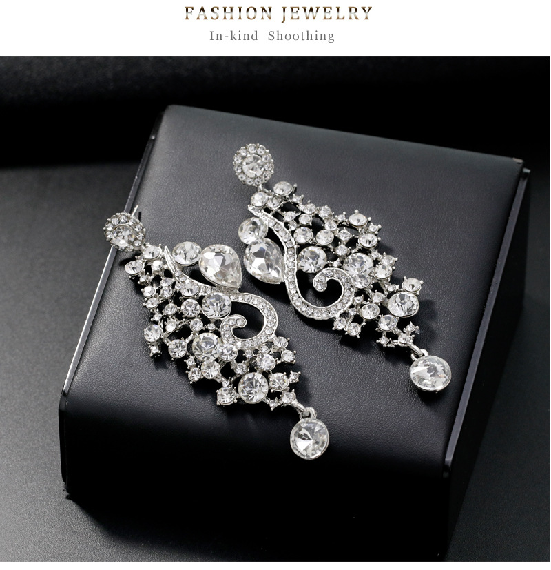 (พร้อมส่ง) ต่างหู 092 (เข็ม) ต่างหูนางงาม