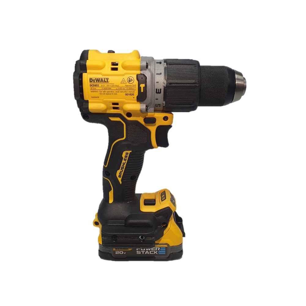 สว่านกระแทกไร้สาย20V DCD805E1T DEWALT