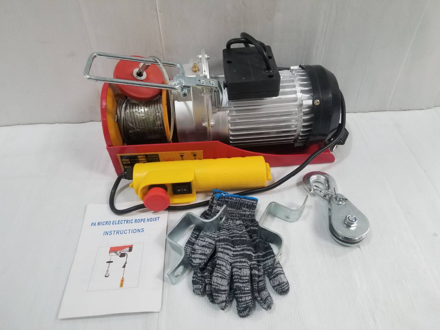 รอกสลิงไฟฟ้าขนาดเล็ก PA500-E DOUBLE ELEPHANT