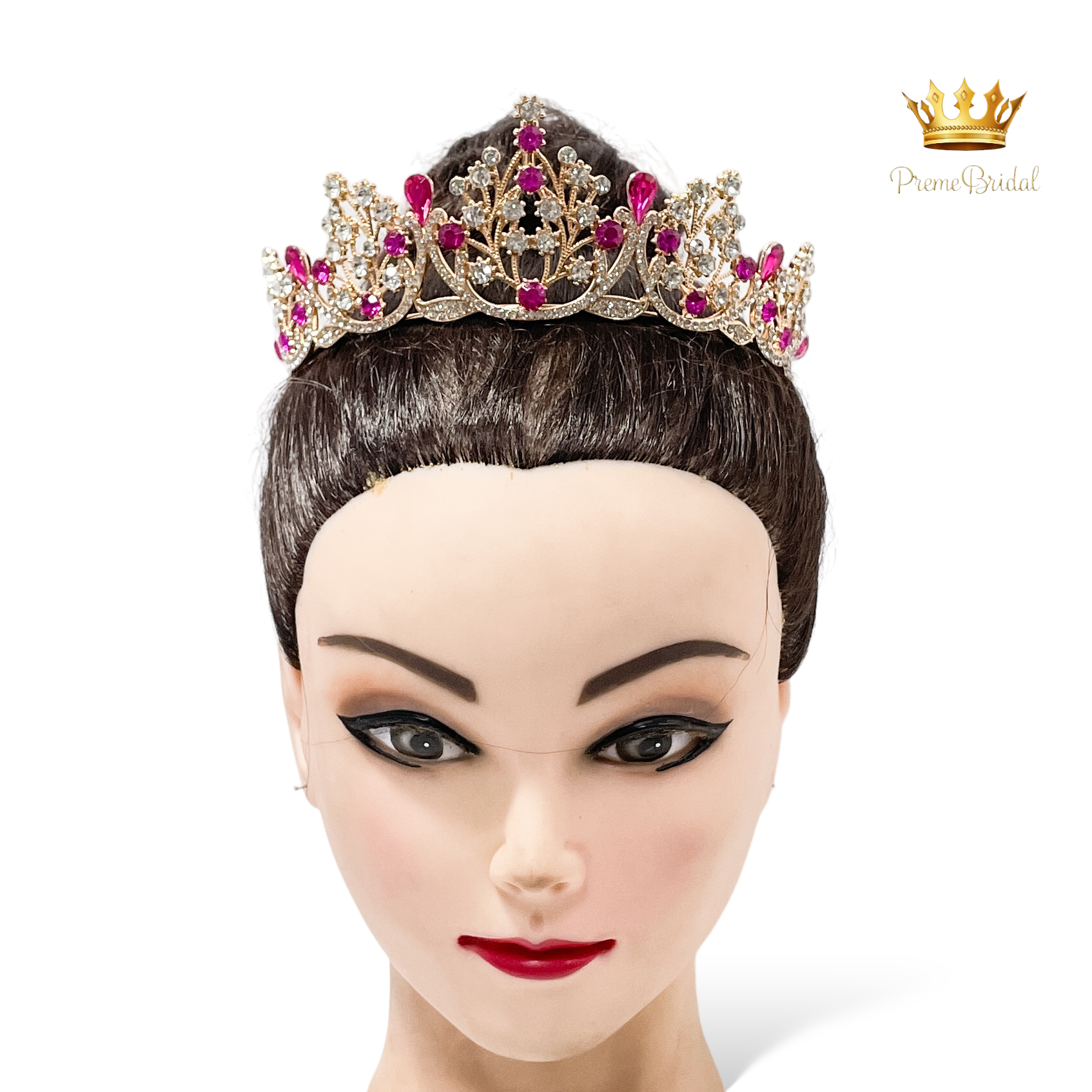 (พร้อมส่ง) เทียร่า 253 สีทอง-ชมพูบานเย็น มงกุฎนางงาม มงกุฎเจ้าหญิง งานสวย ปราณีต QCเพชรทุกเม็ด สินค้าพร้อมส่งจากไทย