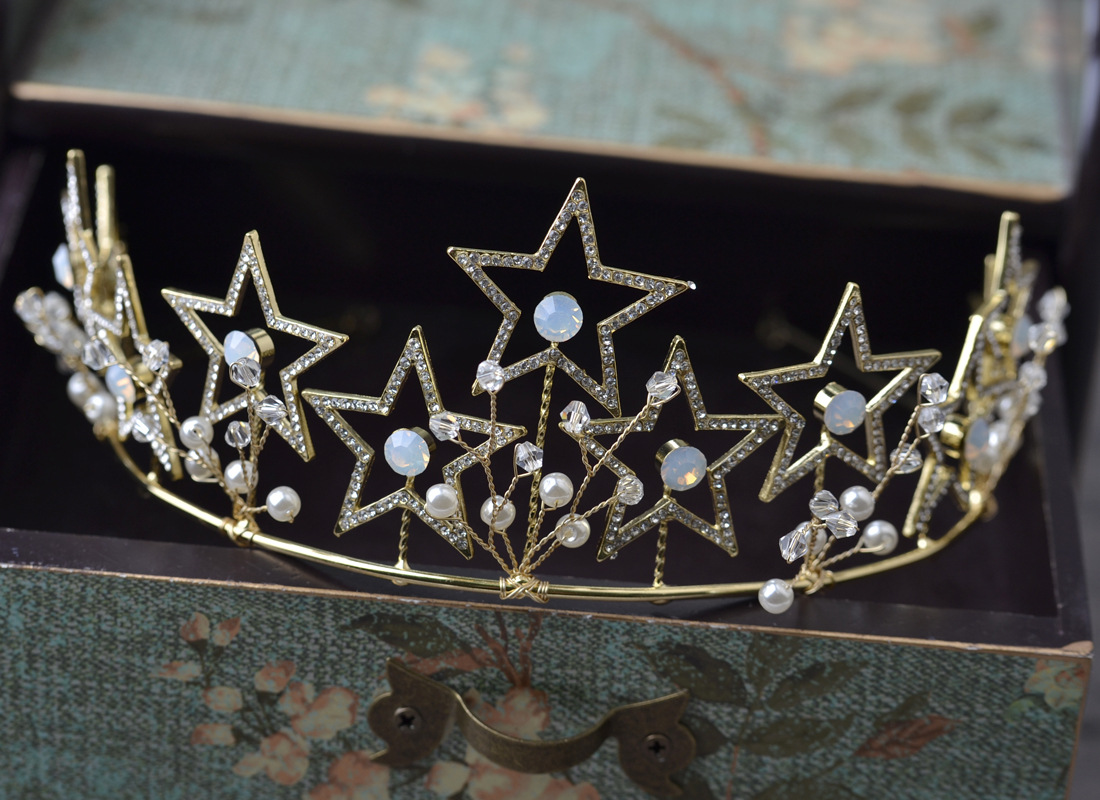 (พร้อมส่ง) เทียร่า 191 สีทอง