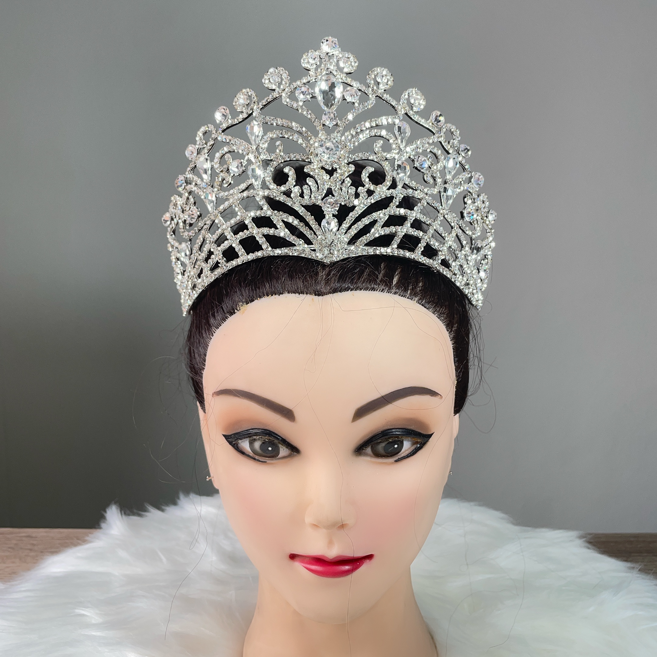 (พร้อมส่ง) เทียร่า 393 มงกุฎนางงาม มงกุฎเจ้าสาว มงกุฎเพชร งานพรีเมี่ยม สินค้าพร้อมส่งจากไทย