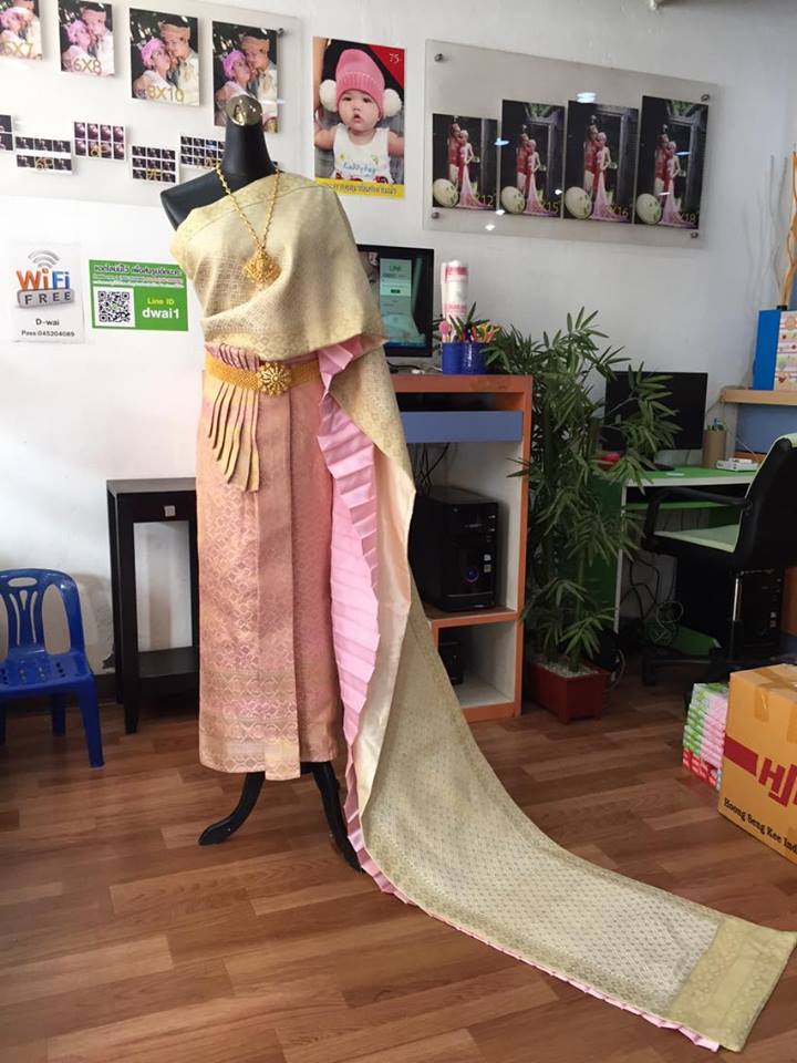 (พร้อมส่ง) ชุดไทยพร้อมส่ง รหัส 016