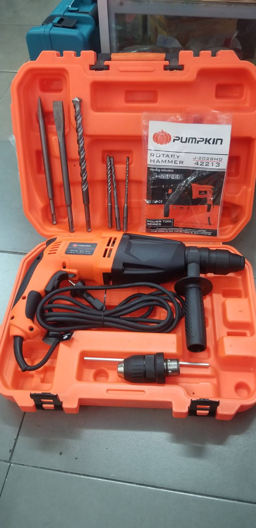 สว่านโรตารี่3ระบบ J-2028HD PUMPKIN