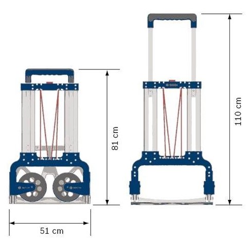 รถเข็น Trolley Alu-Caddy BOSCH