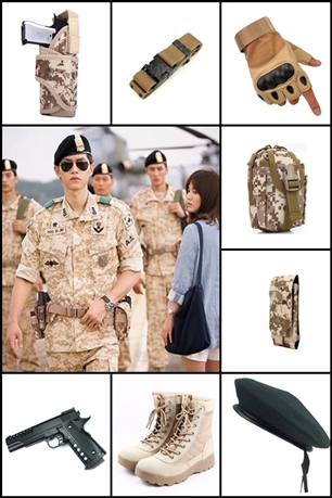 ชุดกัปตันยูชีจิน / ทหารเกาหลี Descendants of the Sun /ุ ชุดอาชีพ / ชุดอาชีพในฝัน