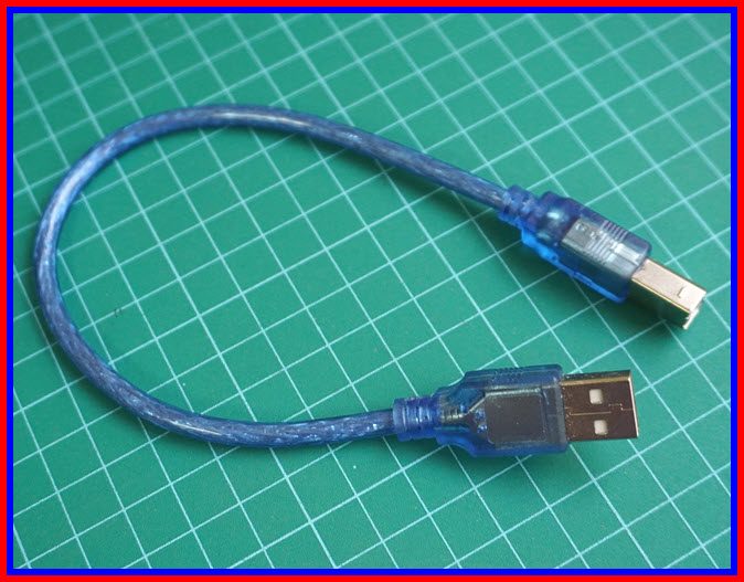 1x สาย USB สำหรับอัพโหลด ออดิโน UNO MEGA2560