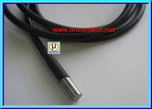 1x เซ็นเซอร์วัดอุณหภูมิ DS18B20 แบบกันน้ำได้ (Temperature Sensor)