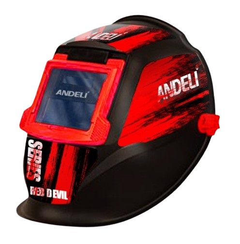 หน้ากากปรับแสงอัตโนมัติ พื้นที่มอง 90 X 35 มม. รุ่น RED DEVIL ANDELI